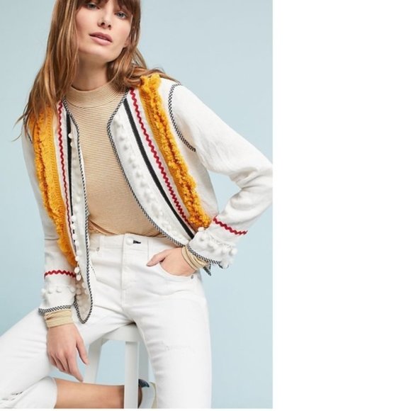 Anthropologie English Factory Selina Pom Jacket - Picture 5 of 13